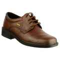 Brown - Front - Cotswold Mens Sudeley 2 Grain Leather Shoes