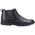 Black - Back - Hush Puppies Mens Gary Leather Chelsea Boots