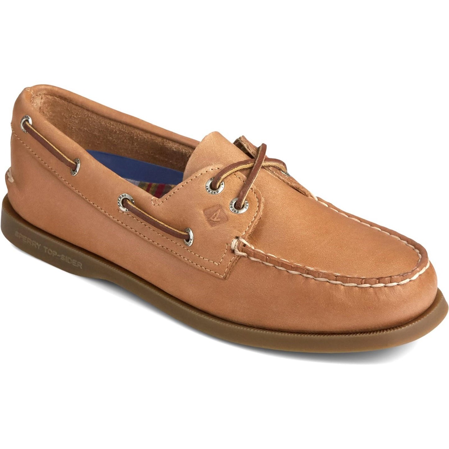 Nutmeg - Front - Sperry Womens-Ladies Authentic Original Leather Boat Shoes