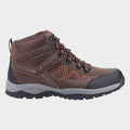 Brown - Back - Cotswold Mens Maisemore Suede Hiking Boots