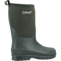 Green - Side - Cotswold Childrens-Kids Hilly Neoprene Wellington Boots