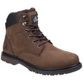 Brown - Front - Amblers Mens Millport Leather Walking Boots