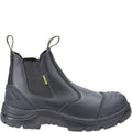 Black - Back - Amblers Unisex Adult AS306C Leather Safety Dealer Boots