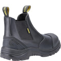 Black - Side - Amblers Unisex Adult AS306C Leather Safety Dealer Boots
