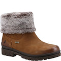 Camel - Front - Hush Puppies Womens-Ladies Alice Ankle Boots