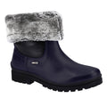 Navy - Front - Hush Puppies Womens-Ladies Alice Ankle Boots