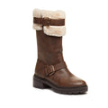 Brown - Front - Rocket Dog Womens-Ladies Igloo Knee-High Boots