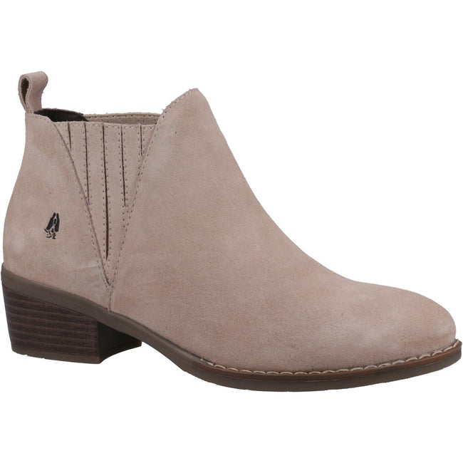 Nude - Front - Hush Puppies Womens-Ladies Isobel Suede Ankle Boots
