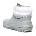 Light Grey-White - Pack Shot - Crocs Womens-Ladies Classic Neo Puff Shorty Ankle Boots