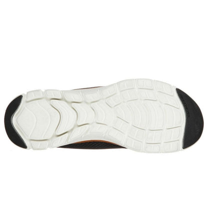 Black-Rose Gold - Pack Shot - Skechers Womens-Ladies Flex Appeal 4.0 Brilliant View Shoes