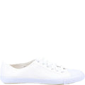 White - Back - Mirak Childrens-Kids Plimsolls