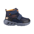 Navy-Black - Back - Skechers Childrens-Kids S Lights Magna-Lights Boots