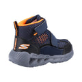 Navy-Black - Lifestyle - Skechers Childrens-Kids S Lights Magna-Lights Boots