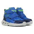 Blue-Navy - Close up - Skechers Childrens-Kids S Lights Magna-Lights Boots