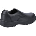 Black - Side - Amblers Womens-Ladies AS716C Leather Safety Shoes