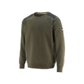 Moss Green - Front - Caterpillar Mens Essentials Sweatshirt