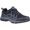 Black - Front - Cotswold Mens Wychwood Low WP Hiking Shoes