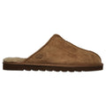 Tan - Back - Skechers Mens Renten Palco Relaxed Fit Slippers