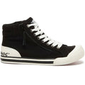 Black - Back - Rocket Dog Womens-Ladies Jazzin Hi Trainers