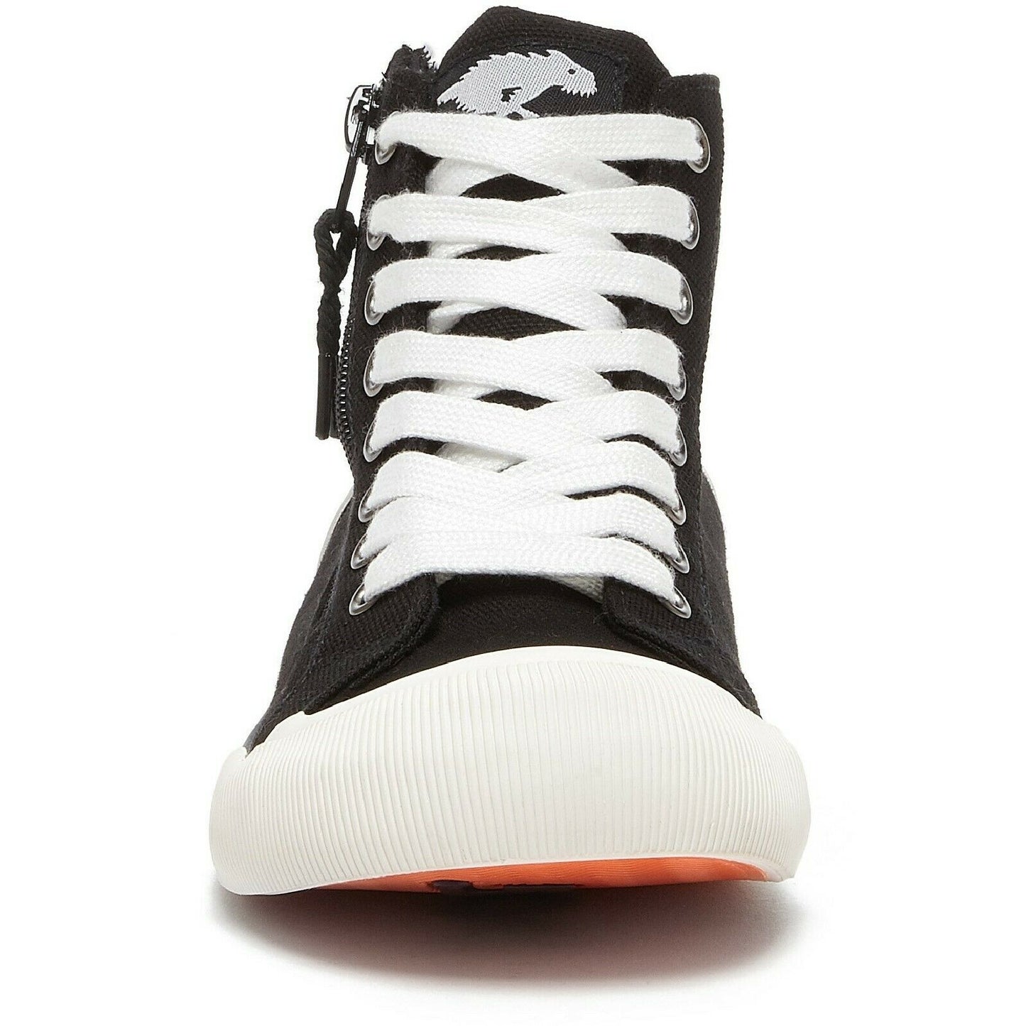 Black - Pack Shot - Rocket Dog Womens-Ladies Jazzin Hi Trainers