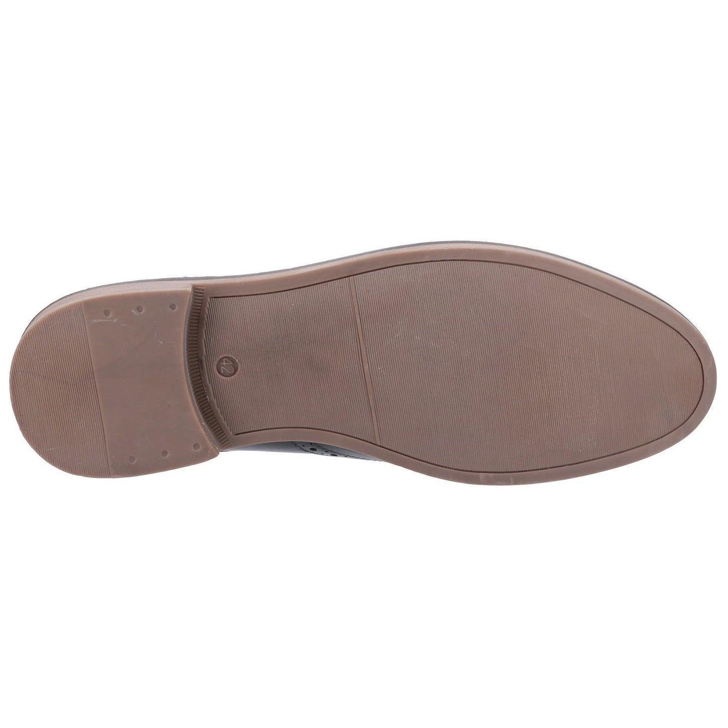 Black - Lifestyle - Hush Puppies Mens Bryson Leather Oxford Shoes