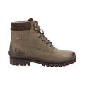 Khaki - Lifestyle - Hush Puppies Womens-Ladies Annay Leather Combat Boots