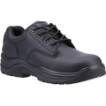 Black - Front - Magnum Unisex Adult Sitemaster Leather Safety Shoes