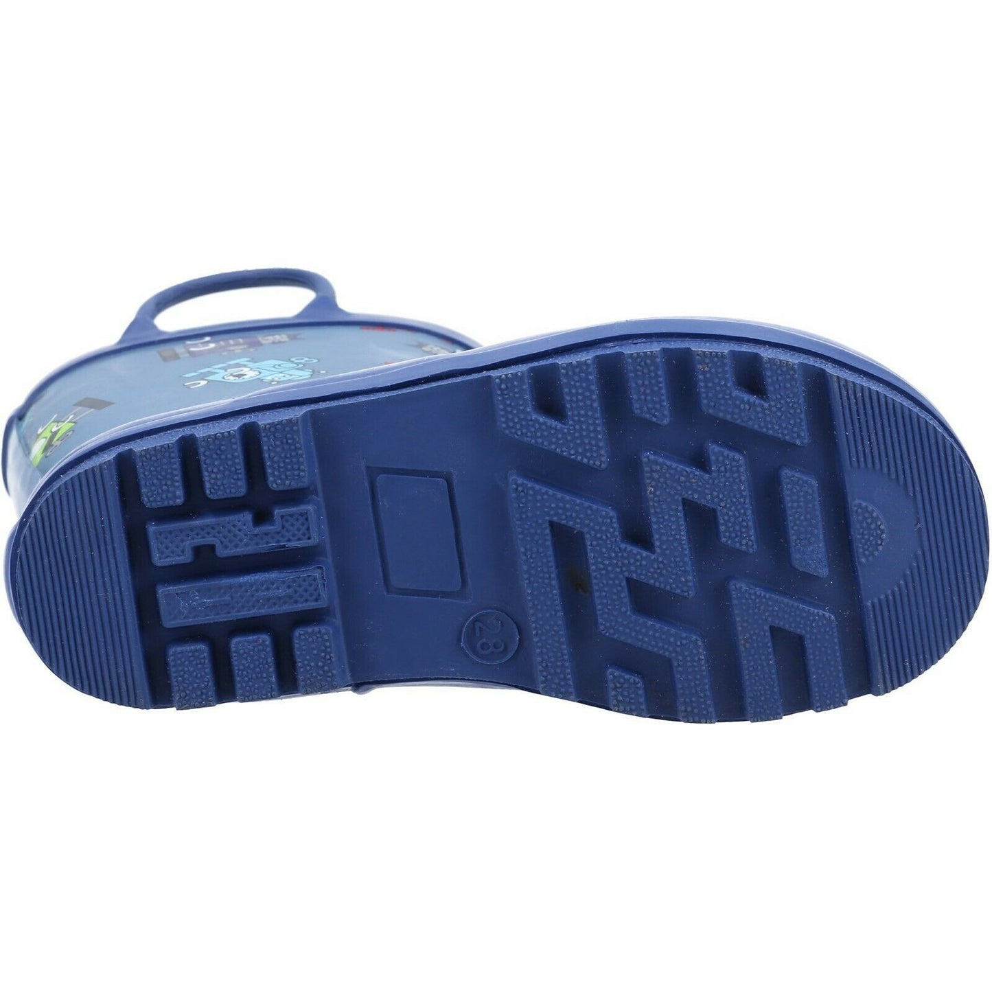 Blue - Lifestyle - Cotswold Childrens-Kids Puddle Robot Wellington Boots