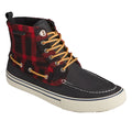 Black-Red - Front - Sperry Mens Bahama Storm Leather Ankle Boots