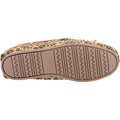 Brown - Lifestyle - Hush Puppies Womens-Ladies Allie Leopard Print Suede Slippers