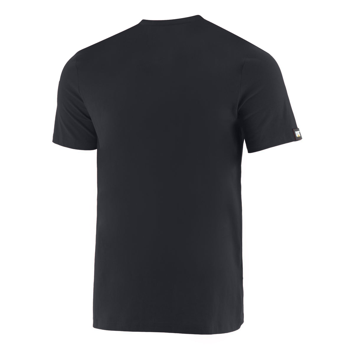 Black - Back - Caterpillar Mens Essentials Short-Sleeved T-Shirt