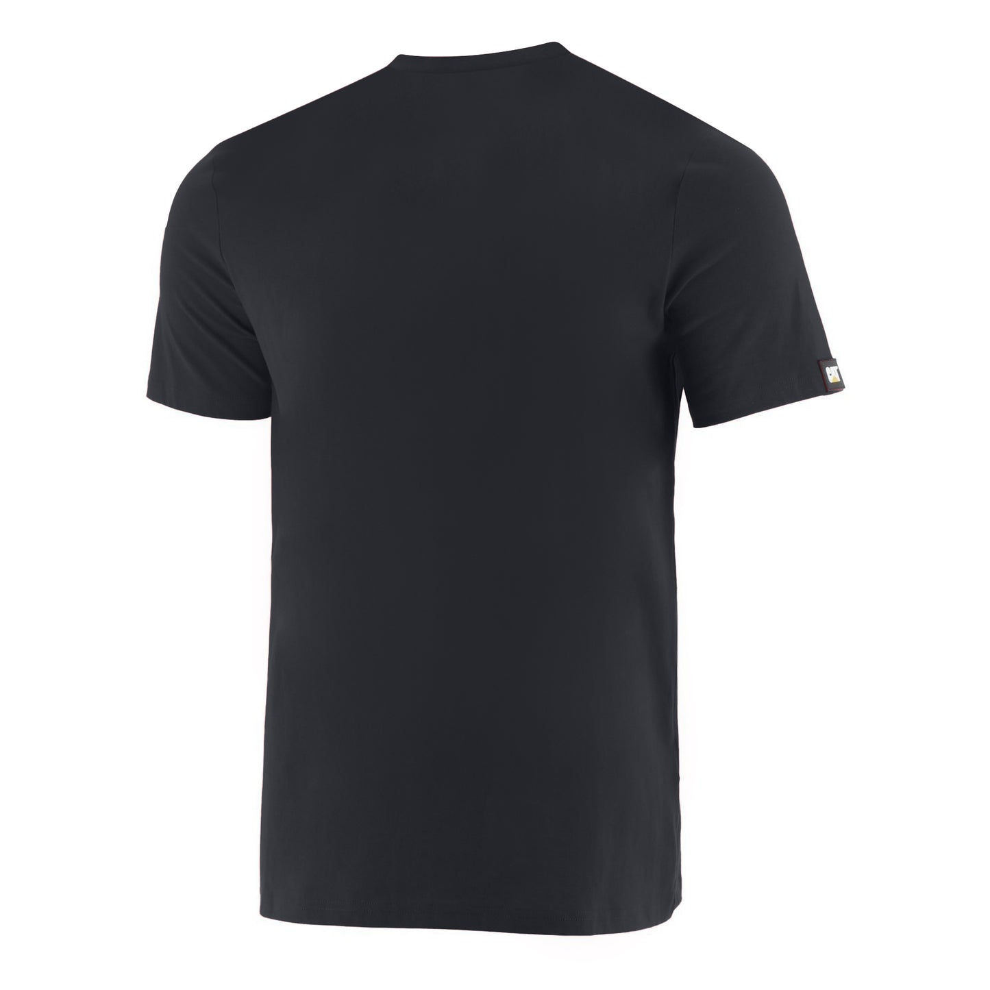 Black - Back - Caterpillar Mens Essentials Short-Sleeved T-Shirt
