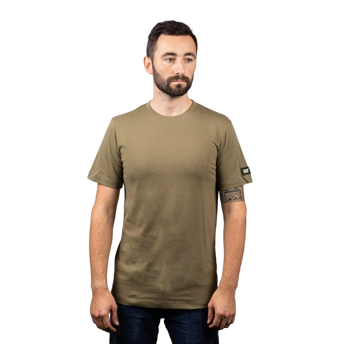 Marsh - Front - Caterpillar Mens Essentials Short-Sleeved T-Shirt