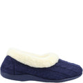 Navy - Back - Fleet & Foster Womens-Ladies Sarina Slippers