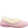 Dark Pink - Back - Fleet & Foster Womens-Ladies Sarina Slippers