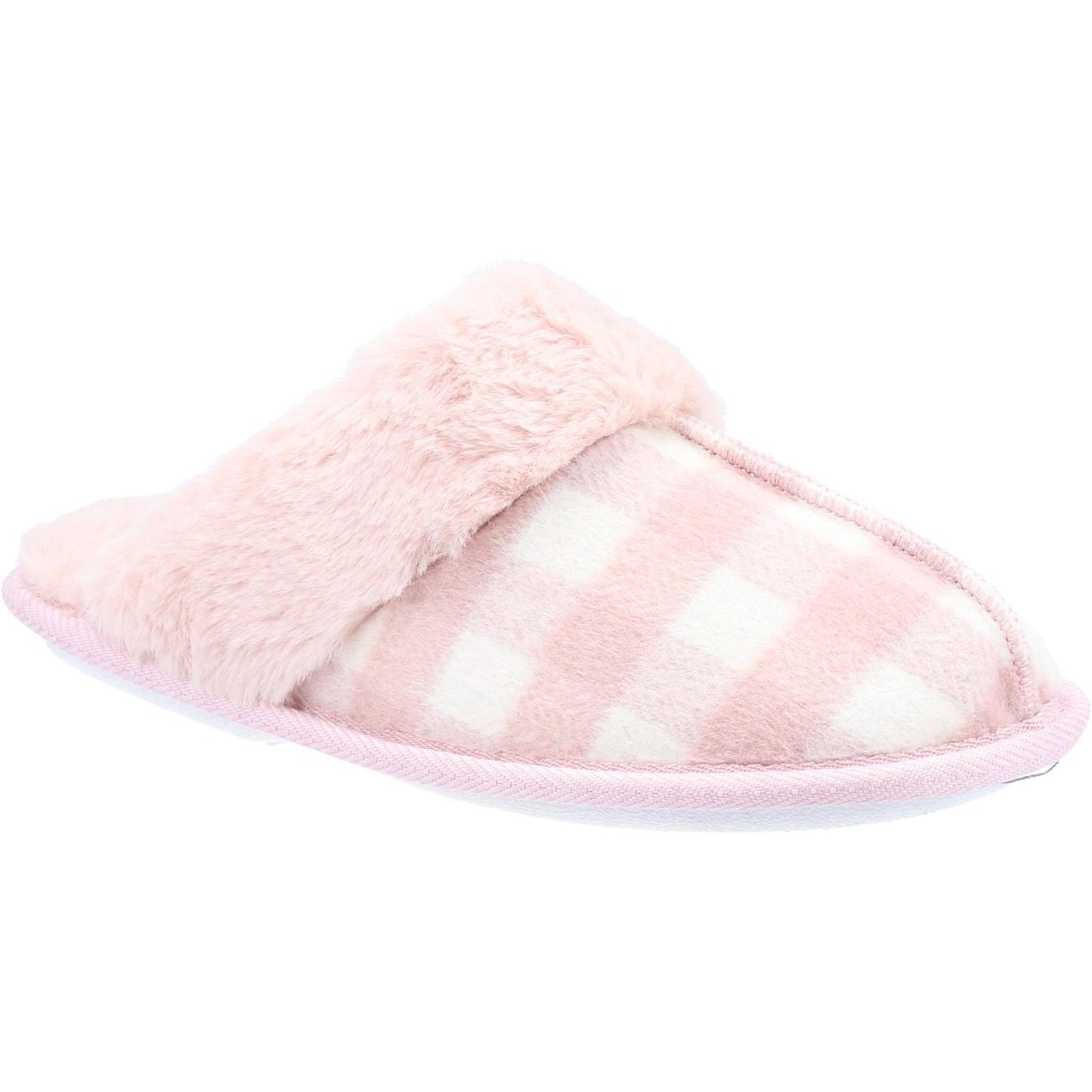 Pink - Front - Fleet & Foster Womens-Ladies Neath Slippers