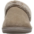 Dark Taupe - Pack Shot - Skechers Womens-Ladies Cozy Campfire Fresh Toast Slippers