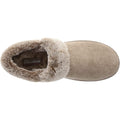 Dark Taupe - Side - Skechers Womens-Ladies Cozy Campfire Fresh Toast Slippers