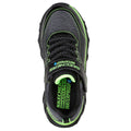 Grey-Lime - Pack Shot - Skechers Boys Tech Grip Trainers