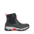 Grey-Red - Back - Muck Boots Mens Apex Wellington Boots