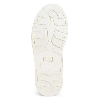 Taupe-Walnut Brown - Close up - Muck Boots Womens-Ladies Originals Duck Lace Leather Wellington Boots