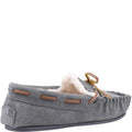 Grey - Side - Hush Puppies Childrens-Kids Addison Suede Slippers