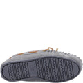 Grey - Lifestyle - Hush Puppies Childrens-Kids Addison Suede Slippers