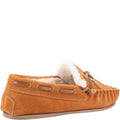 Tan - Side - Hush Puppies Childrens-Kids Addison Suede Slippers