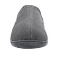 Grey - Side - Hush Puppies Mens Ashton Suede Slippers