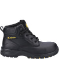Black - Back - Amblers Womens-Ladies AS605C Leather Safety Boots
