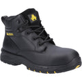 Black - Front - Amblers Womens-Ladies AS605C Leather Safety Boots