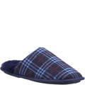 Navy - Front - Fleet & Foster Mens Rhys Slippers