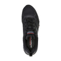 Black-Charcoal - Pack Shot - Skechers Mens Hillcrest Leather Trainers