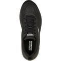 Black-White - Side - Skechers Womens-Ladies Go Walk Hyper Burst Shoes